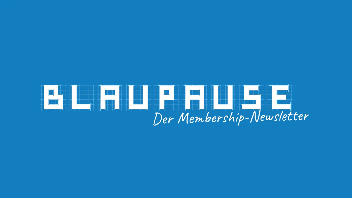 Logo des Newsletters Blaupause